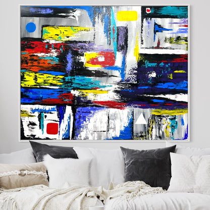 LIMITED EDITION PRINT - EXACT GEOMETRY - Canvas BY Albert Levi Art