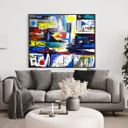 LIMITED EDITION PRINT - EXACT GEOMETRY - Canvas BY Albert Levi Art