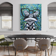 LIMITED EDITION PRINT - Funky Frog - Canvas BY Albert Levi Art