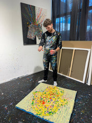 Colorful Canvas: "LIMITED EDITION PRINT - Hamsa" by Albert Levi Art