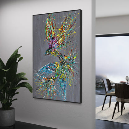 Limited Edition Print - Happiness - Canvas BY Albert Levi Art