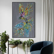 Limited Edition Print - Happiness - Canvas BY Albert Levi Art