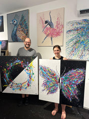 LIMITED EDITION PRINT - Harmony Wings - Canvas BY Albert Levi Art