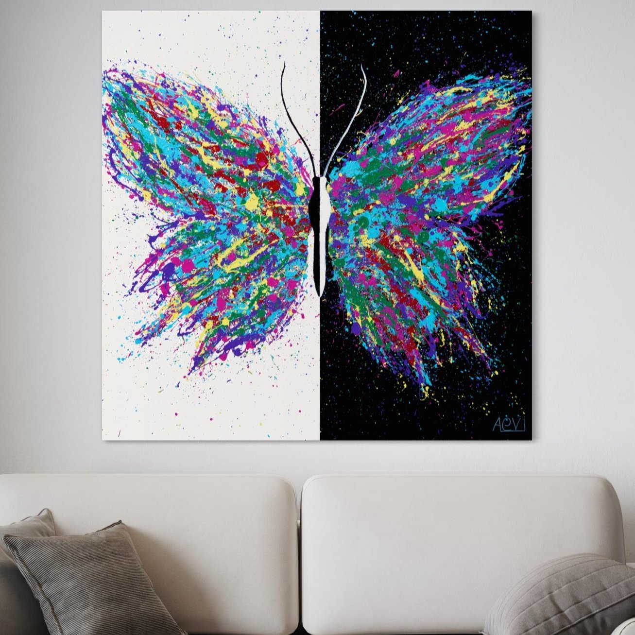 LIMITED EDITION PRINT - Harmony Wings - Canvas BY Albert Levi Art