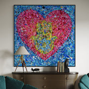 Colorful Canvas: "LIMITED EDITION PRINT - Heart of Protection" by Albert Levi Art