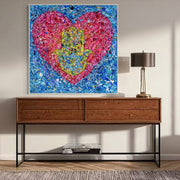 Colorful Canvas: "LIMITED EDITION PRINT - Heart of Protection" by Albert Levi Art