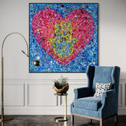 Colorful Canvas: "LIMITED EDITION PRINT - Heart of Protection" by Albert Levi Art