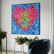Colorful Canvas: "LIMITED EDITION PRINT - Heart of Protection" by Albert Levi Art