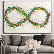 Limited Edition Print - Infinity - Canvas BY Albert Levi Art