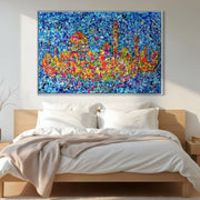 Colorful Canvas: "Limited Edition Print - Jerusalem - Home of My Heart" by Albert Levi Art