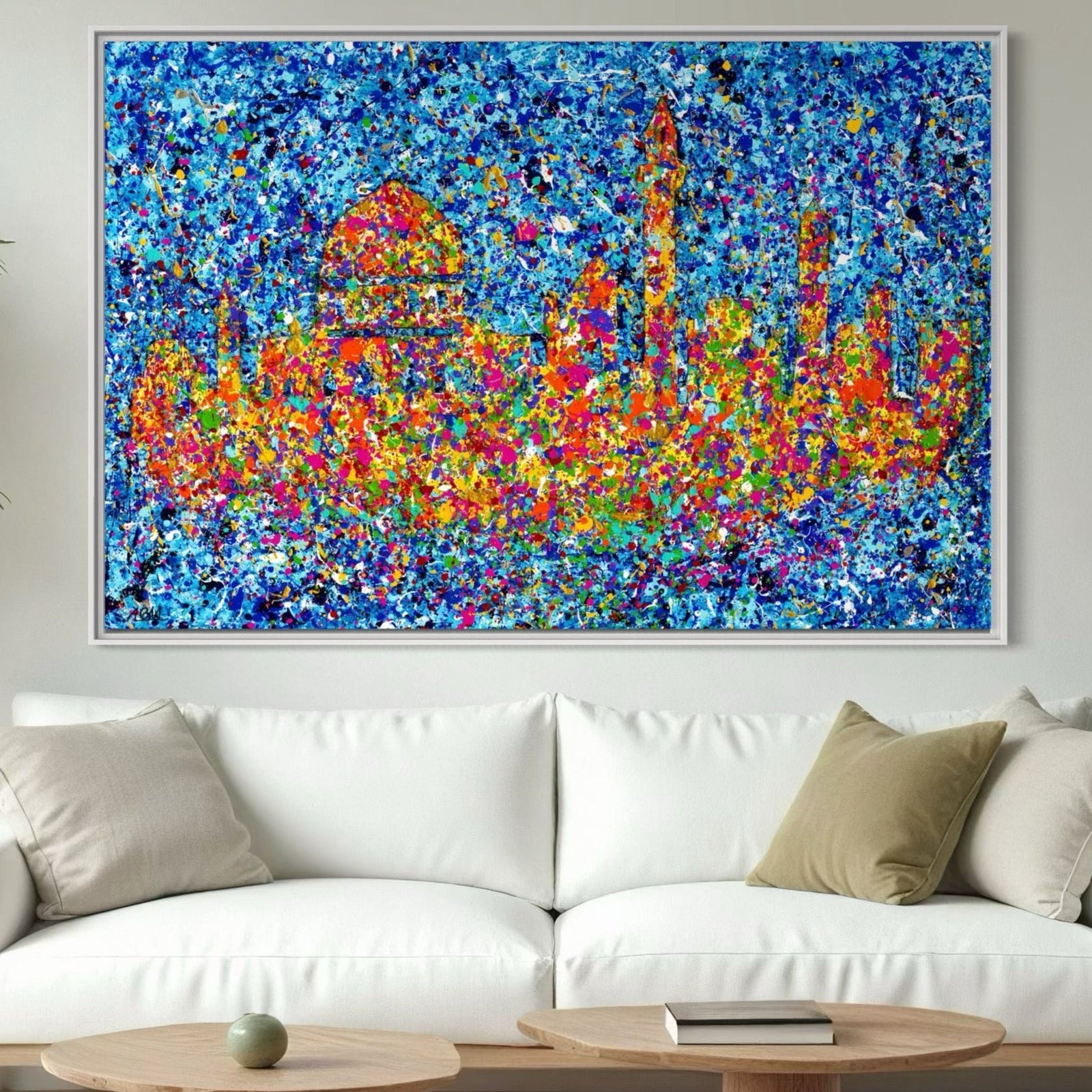 Colorful Canvas: "Limited Edition Print - Jerusalem - Home of My Heart" by Albert Levi Art