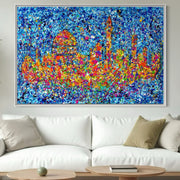 Colorful Canvas: "Limited Edition Print - Jerusalem - Home of My Heart" by Albert Levi Art