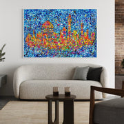 Colorful Canvas: "Limited Edition Print - Jerusalem - Home of My Heart" by Albert Levi Art