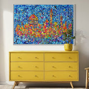 Colorful Canvas: "Limited Edition Print - Jerusalem - Home of My Heart" by Albert Levi Art