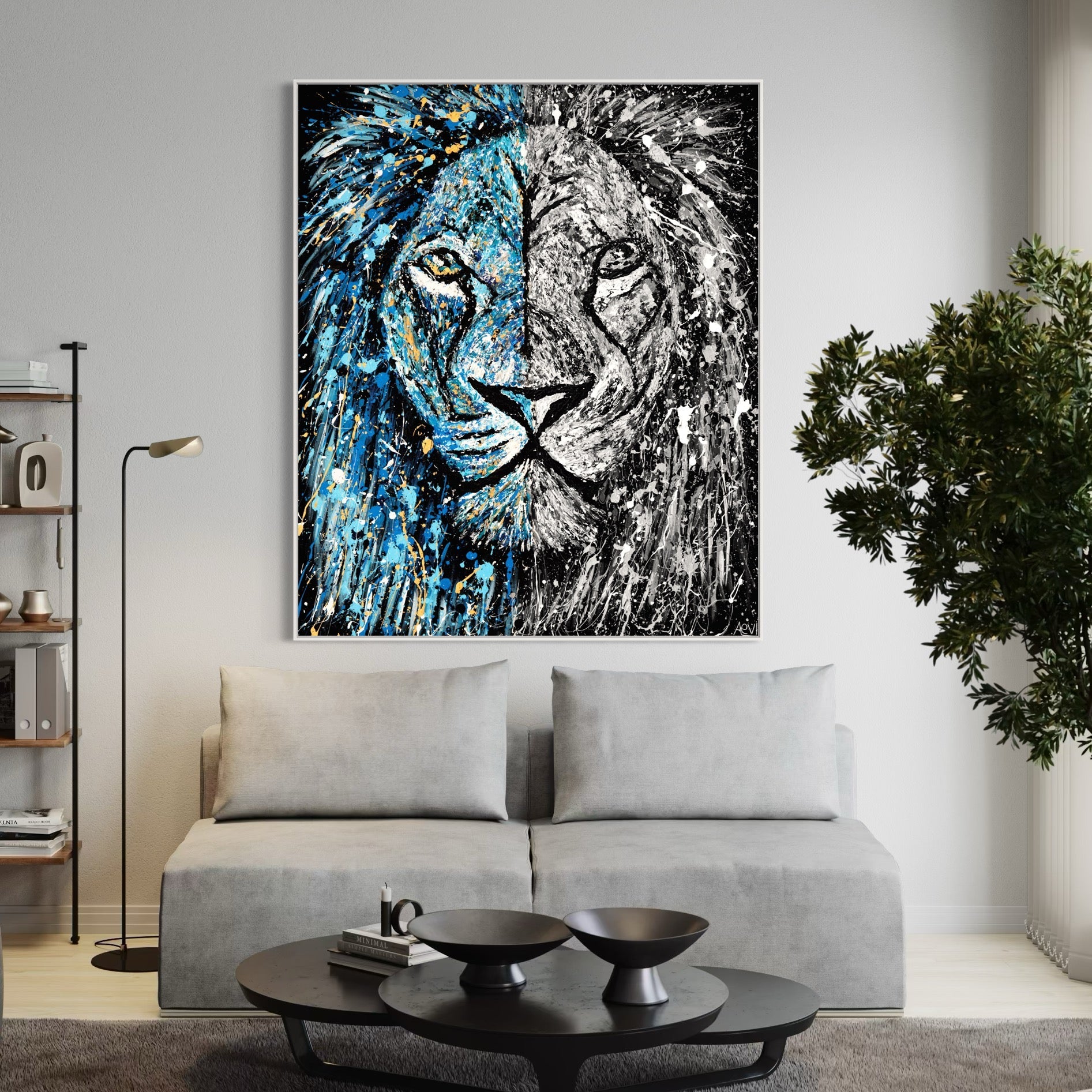 Colorful Canvas: "Limited Edition Print - Lion Of Judah" by Albert Levi Art