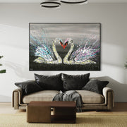 Limited Edition Print - LOVE - Canvas BY Albert Levi Art