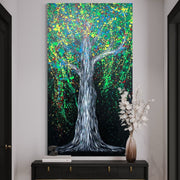 Limited Edition Print - Luminous Tree - Canvas BY Albert Levi Art