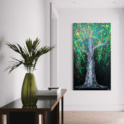 Limited Edition Print - Luminous Tree - Canvas BY Albert Levi Art