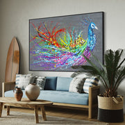LIMITED EDITION PRINT - Magic Peacock - Canvas BY Albert Levi Art