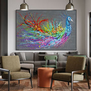 LIMITED EDITION PRINT - Magic Peacock - Canvas BY Albert Levi Art