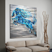 Limited Edition Print - Majestic Jump - Canvas BY Albert Levi Art