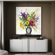 Limited Edition Print - My Bouquet - Canvas BY Albert Levi Art