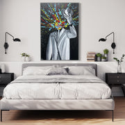 LIMITED EDITION PRINT - MY HEAD EXPLODED - Canvas BY Albert Levi Art