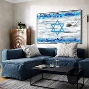 Limited Edition Print - Our connection - Canvas BY Albert Levi Art