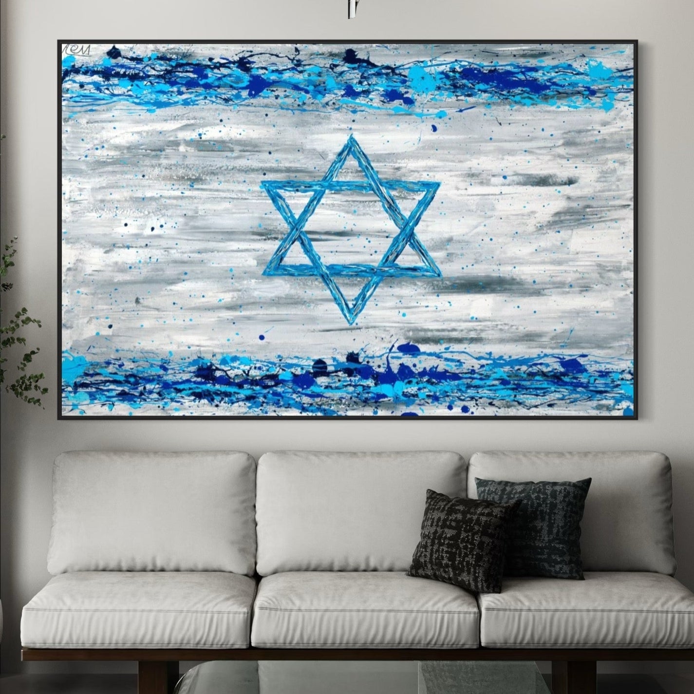 Limited Edition Print - Our connection - Canvas BY Albert Levi Art