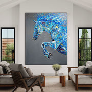 LIMITED EDITION PRINT - Powerfull Stride - Canvas BY Albert Levi Art