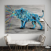 LIMITED EDITION PRINT - Roar of Strength - Canvas BY Albert Levi Art