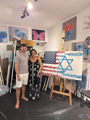 Limited Edition Print - TOGETHER WE WILL WIN - Canvas BY Albert Levi Art