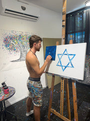 Limited Edition Print - TOGETHER WE WILL WIN - Canvas BY Albert Levi Art