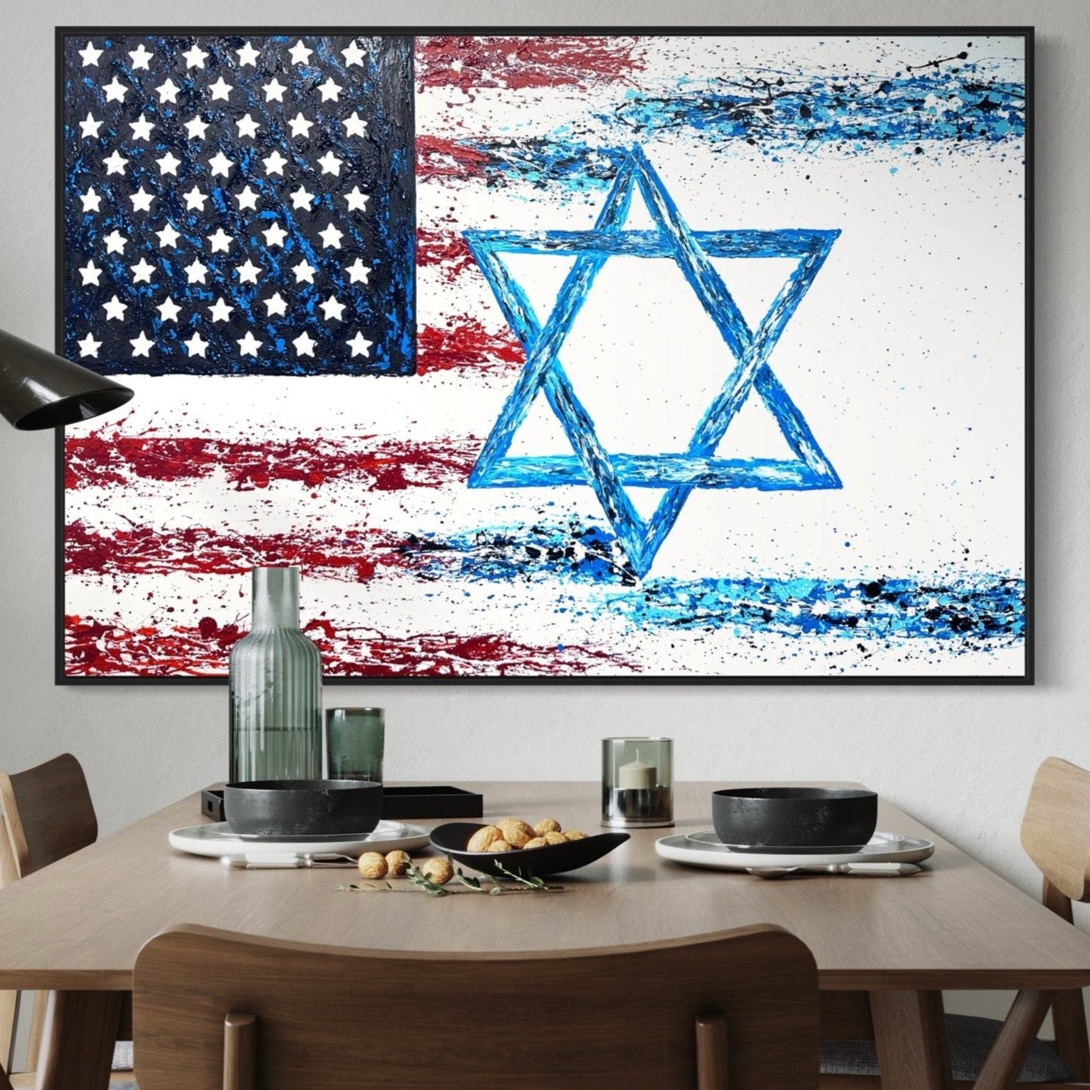 Limited Edition Print - TOGETHER WE WILL WIN - Canvas BY Albert Levi Art