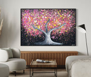 LIMITED EDITION PRINT - Tree of happines - Pink Magic - Canvas BY Albert Levi Art