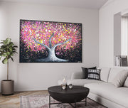 LIMITED EDITION PRINT - Tree of happines - Pink Magic - Canvas BY Albert Levi Art