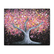 LIMITED EDITION PRINT - Tree of happines - Pink Magic - Canvas BY Albert Levi Art
