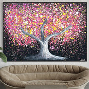Limited Edition Print - Tree of happines - Pink Magic - Canvas BY Albert Levi Art
