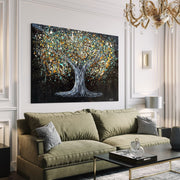 Limited Edition Print - Tree Of Happiness - Earthy Elegance - Canvas BY Albert Levi Art
