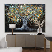 Limited Edition Print - Tree Of Happiness - Earthy Elegance - Canvas BY Albert Levi Art