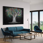 Limited Edition Print - Tree Of Life - Colorful Dream - Canvas BY Albert Levi Art