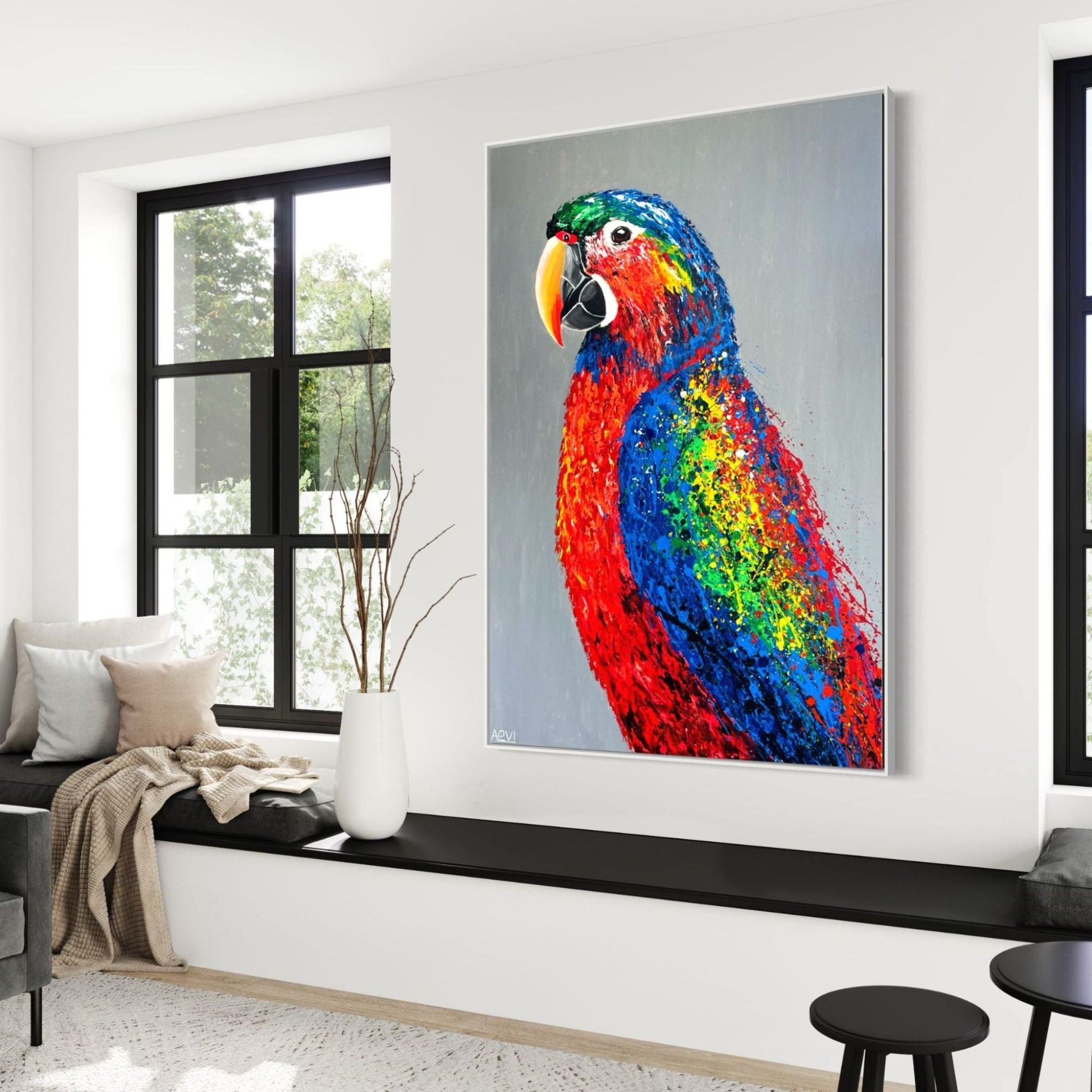 LIMITED EDITION PRINT - Tropical Color - Canvas BY Albert Levi Art