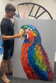 LIMITED EDITION PRINT - Tropical Color - Canvas BY Albert Levi Art