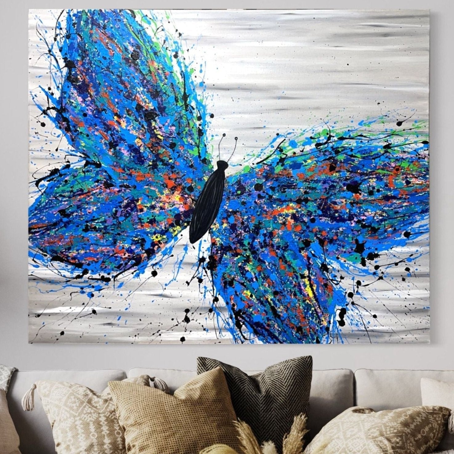 LIMITED EDITION PRINT - Wild Butterfly - Canvas BY Albert Levi Art