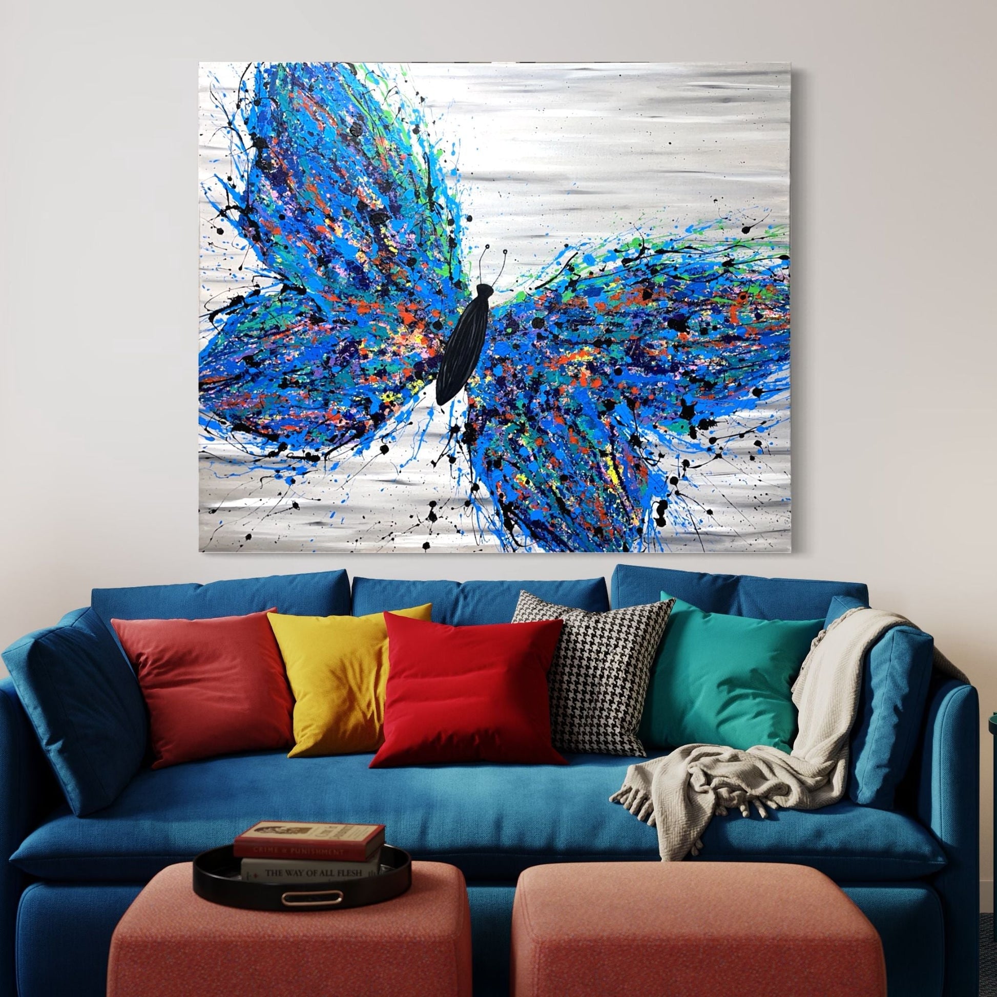 LIMITED EDITION PRINT - Wild Butterfly - Canvas BY Albert Levi Art