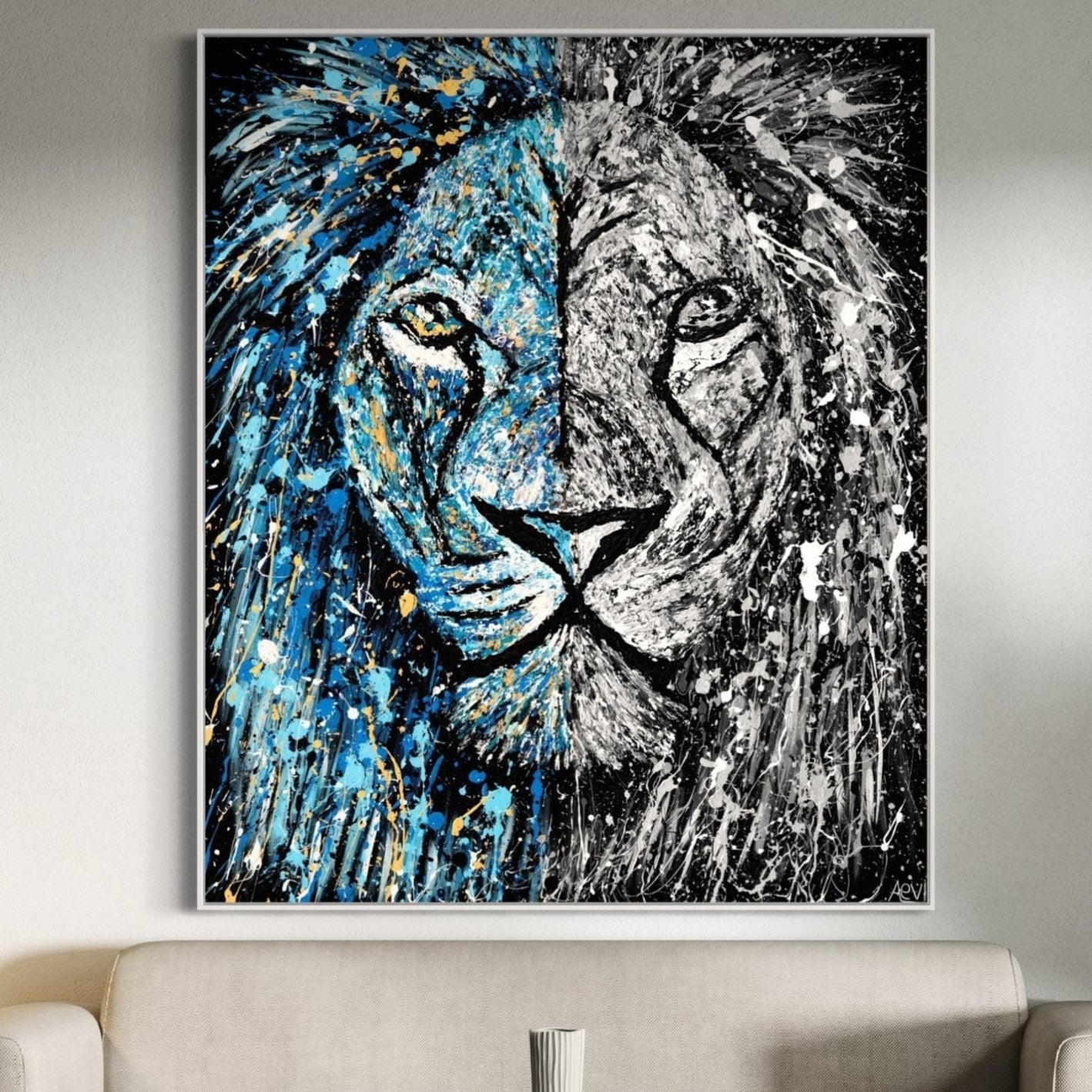 Colorful Canvas: "Lion Of Judah" by Albert Levi Art