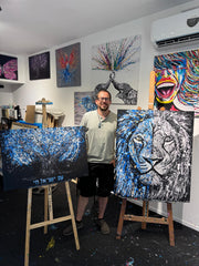 Colorful Canvas: "Lion Of Judah" by Albert Levi Art