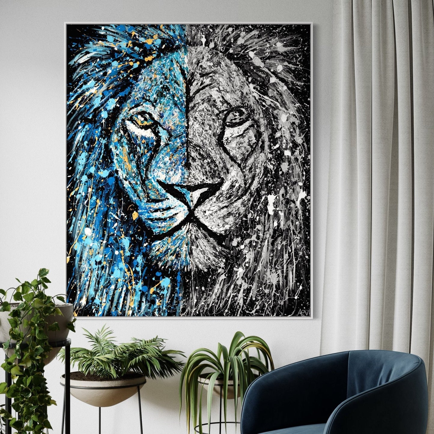 Colorful Canvas: "Lion Of Judah" by Albert Levi Art