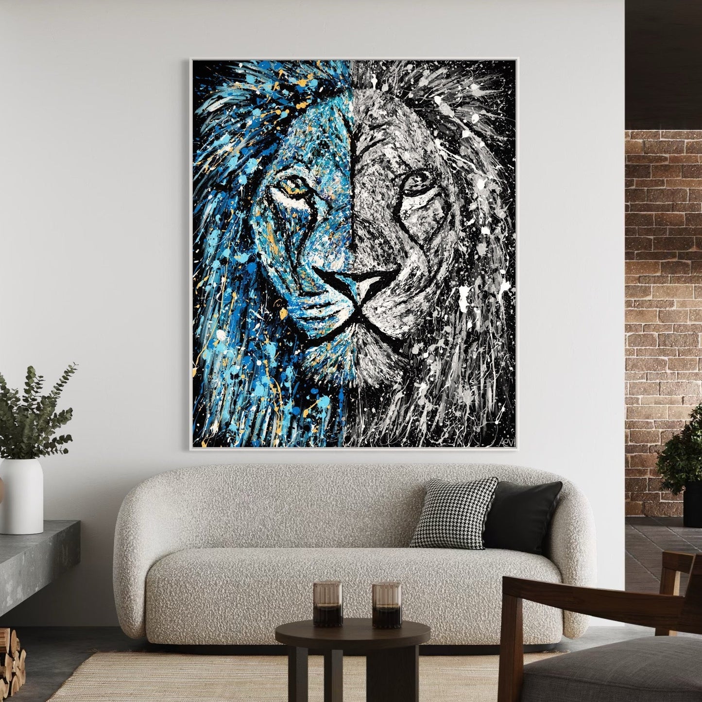 Colorful Canvas: "Lion Of Judah" by Albert Levi Art