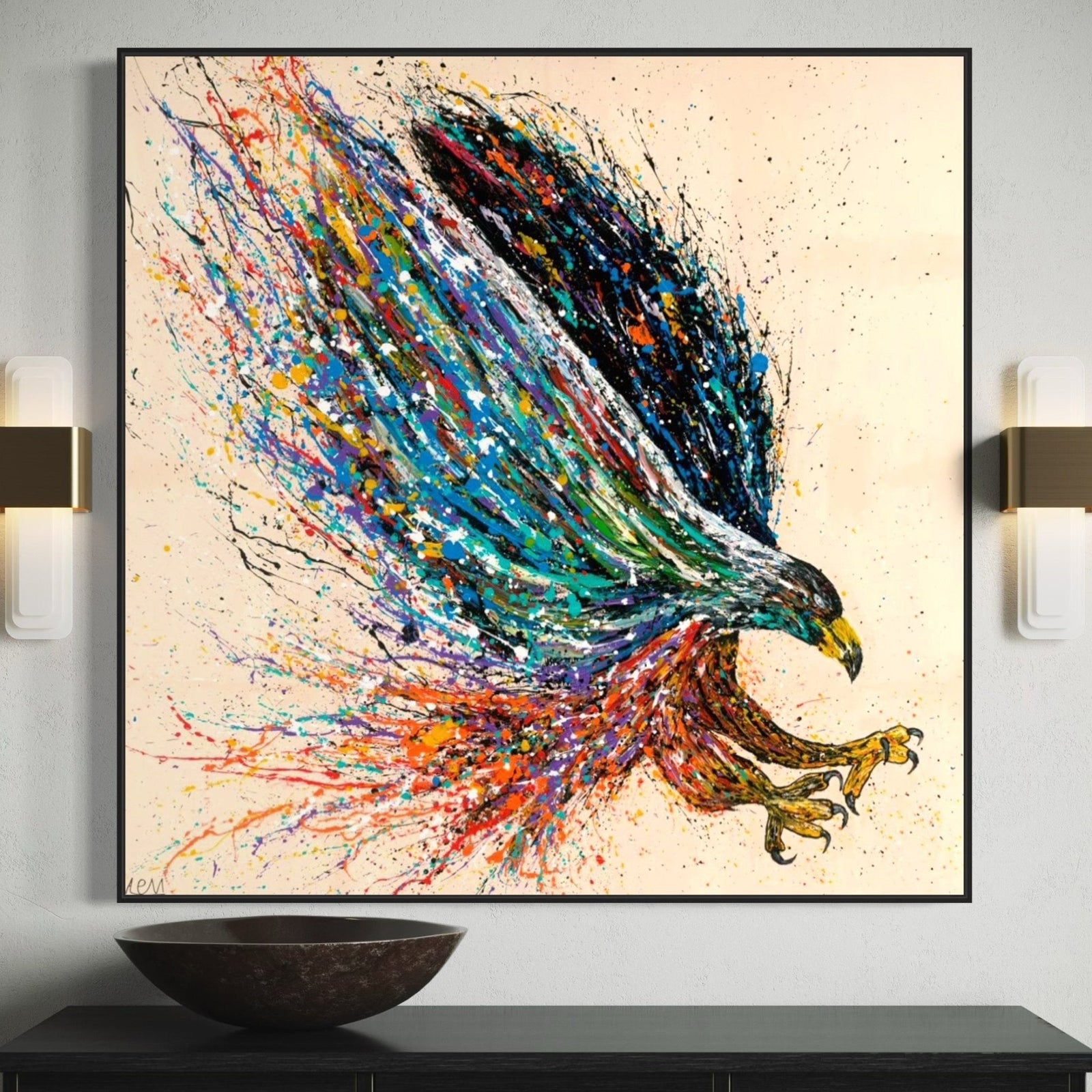 Majestic Flight - Canvas BY Albert Levi Art